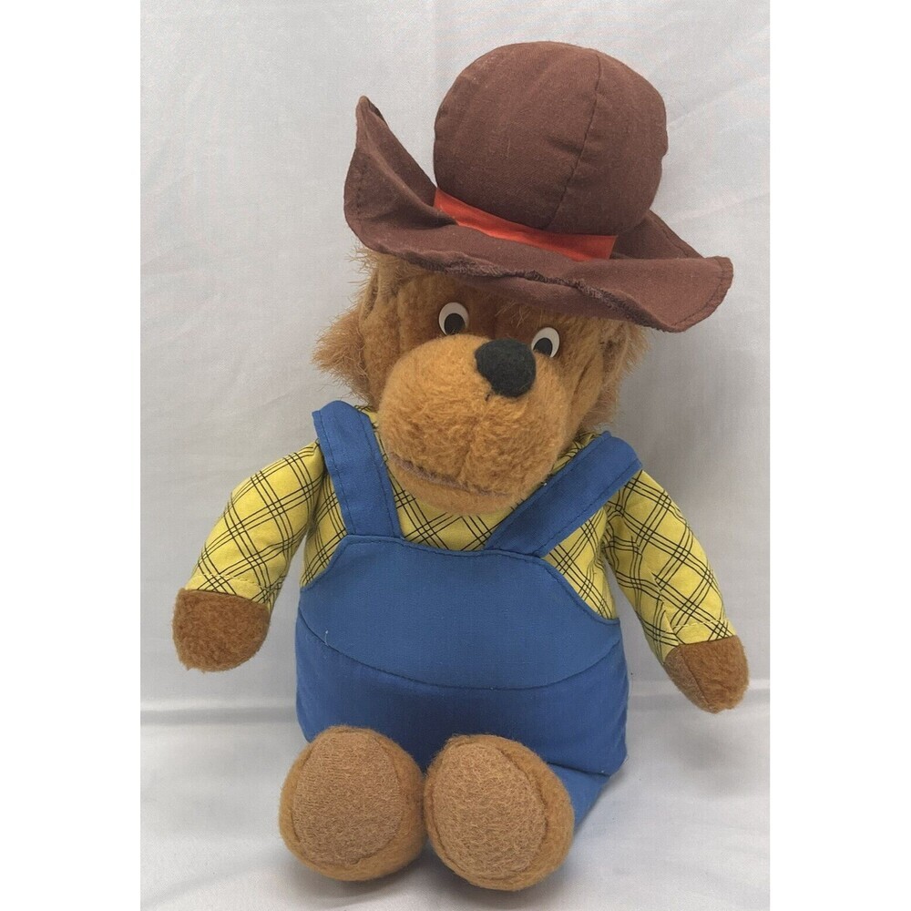 The Berenstain Bears Papa Bear In Box Fisher Price 1982 Plush Doll Vintage 11”